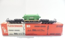 Fleischmann H0 5299 Tiefladewagen mit Trafo Ladung der DB in OVP G5472