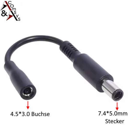 Adapter netzteil 5x3 0mm auf - netzteil, 4.5x3.0mm