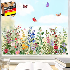 Fensterbilder Frühling Blumen