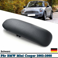 Schwarz Konsole Armlehne Mittelarmlehne Abdeckung für BMW Mini Cooper 2002-2008
