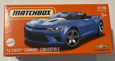 Matchbox Power Grabs 16 Chevy Camaro Convertible Blau 1:64 - Kombiversand