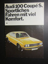 Audi 100 coupe prospekt - audi,