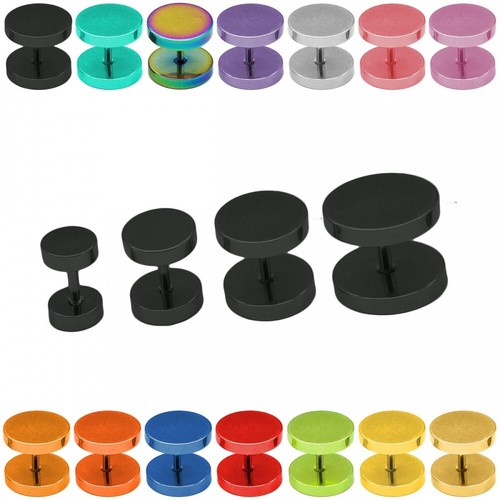 Paar edelstahl fakeplugs - paar,
