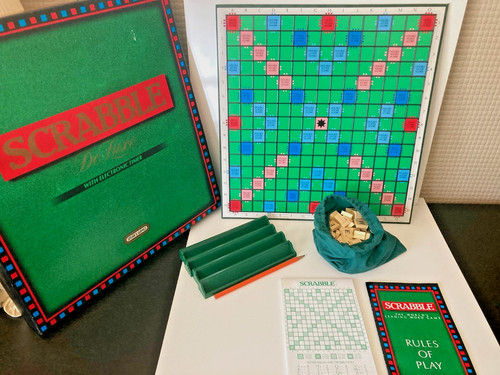 Scrabble deluxe brettspiel - scrabble,