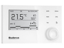 Buderus Logamatic RC310 EMS System-Bedieneinheit mit Außenfühler (7738113410)