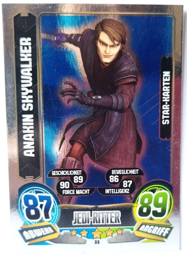 Force attax s33 anakin - force,