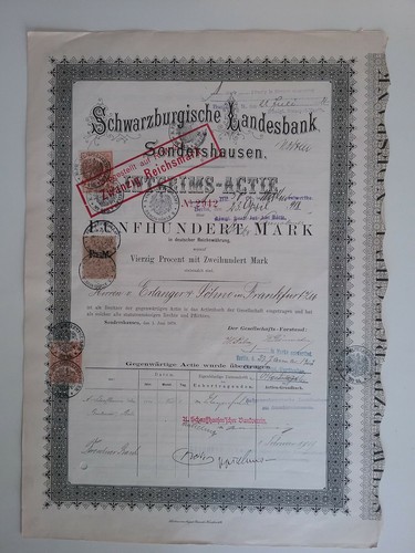 Steuerstempel aktie der - 3,