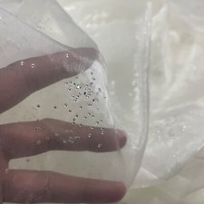 10 m Edelsteine Organza Stoff