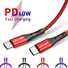 ⭐60W USB-C auf USB-C 1-2-3m Ladekabel Schnellladekabel für Samsung Xiaomi Iphone
