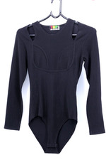 Damen body schwarz stretch - body,