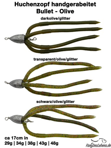 Huchen zopf handgearbeitet - huchen,