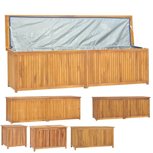 Gartenbox massivholz teak - gartenbox,