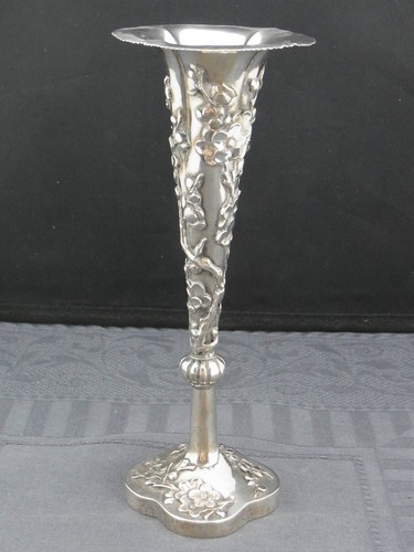 Schöne alte vase silber - vase, 900/-