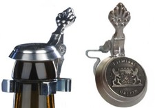 Flaschendeckel, Zinn, Bierflaschen Zinn Deckel,Bierflaschendeckel "Bayern"