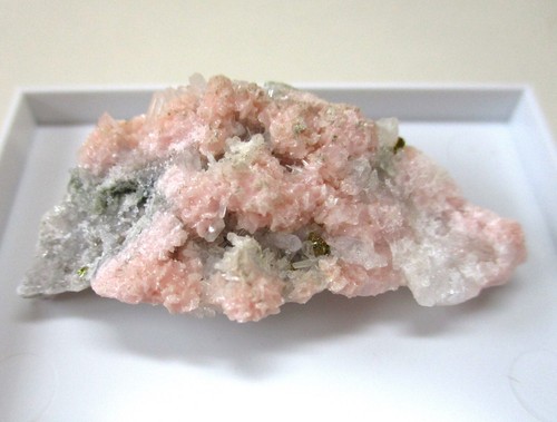 Rhodochrosit xx quarz - rhodochrosit,
