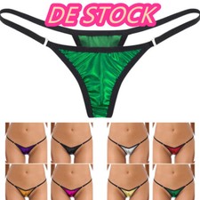 DE~Damen Sexy Low Waist Mini G-String Bikini Höschen Unterwäsche T-back Dessous