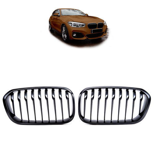 Kühlergrill set schwarz matt - schwarz,
