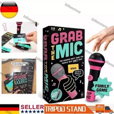 Grab the Mic - das Familien Karaoke Spiel 8+ Jahre 2-10 Spieler - Brettspiel