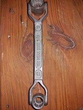 Gelenkschlüssel Duplex  Ringschlüssel 14- 19 / 10-17 Alter Maulschlüssel DDR Veb