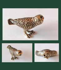 Messing Eule massiv NEU