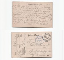 (c2835)   Feldpost 1. Weltkrieg , Nachlass Reichert
