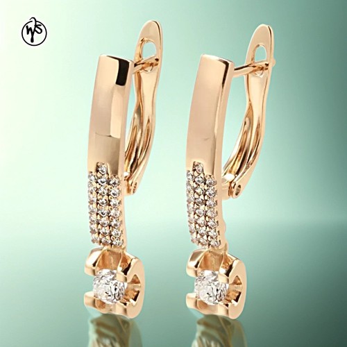 Ohrringe vergoldet rosegold - vergoldet,