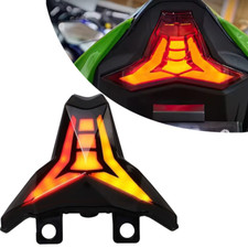 Schwarz LED Rücklicht kompatibel für Kawasaki Ninja 400 / Z400 / Z1000 / ZX-6R