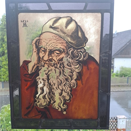 Bleiglasbild nach albrecht - bleiglasbild,