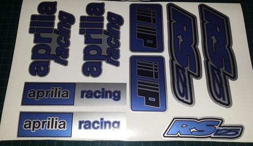Aprilia rs125 decals - rs125, aufkleber