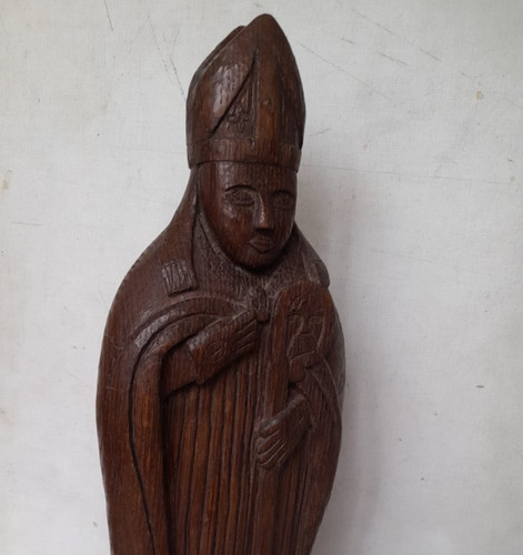 Alte religiöse holzfigur - religiöse,