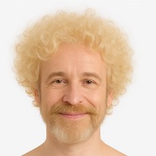 Afro Lockenkopf Perücke Wig