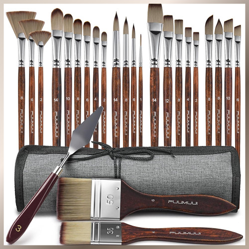 Pinselset stück synthetik - pinselset, 25