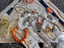 Luxus Restposten Modeschmuck Paket 30 Teile Halsketten Armbänder Ohrringe etc. 