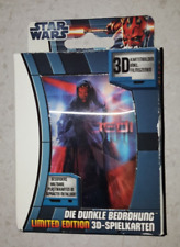 NEU ♥ STAR WARS Die dunkle Bedrohung Limited Edition 3D Spielkarten Kartenspiel