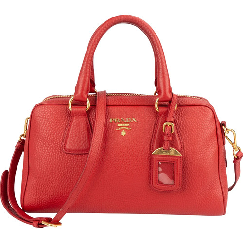 Prada red vitello daino - prada,