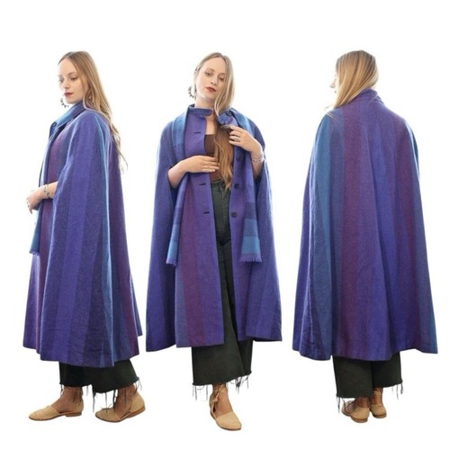 Avoca collection vtg wool cape - collection,