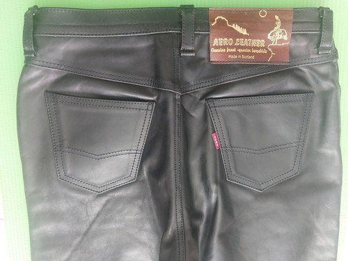 Aero lederjeans pferdeleder - aero,
