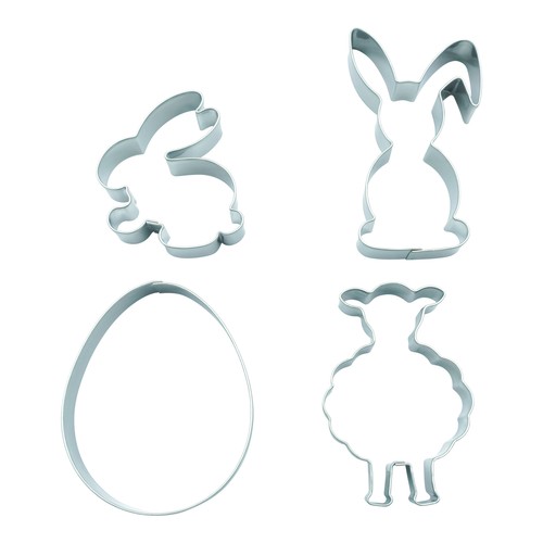 Ausstecher 4er set ostern hase - 4er,