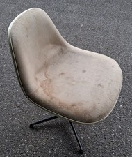 RESTAURATION Hermann Miller Eames Chair Fiberglas LA FONDA BASE