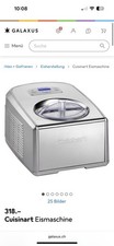 cuisinart eismaschine ICE 100 Plus Gratis Geschenk Eismaschinen Eis Rezept Buch
