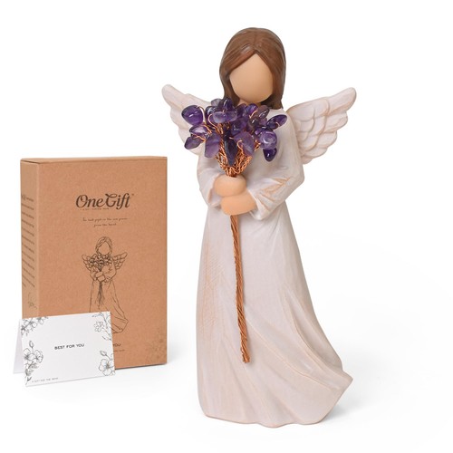 Schutzengel figur amethyst - schutzengel,