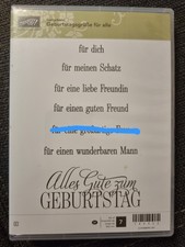 Stampin Up! Stempelset  Geburtstagsgrüße  für alle - Unvollständig