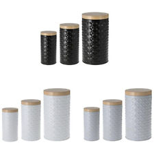 3er Set Metall Vorratsdose