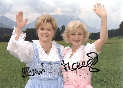 Autogramm maria und margot - und,