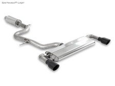 Milltek Komplettanlage VW Golf 7 GTI FL 245 Perf +TCR je 100mm schwarz