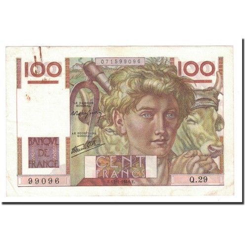 Frankreich 100 francs jeune - frankreich,, francs,