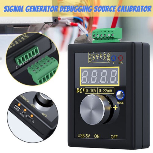 Analog voltage current signal - current,