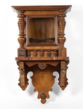 Altes Freischwinger Wanduhr Uhren Gehäuse für Uhrmacher zum herrichten