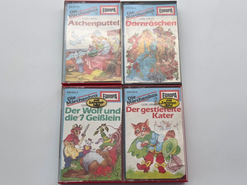Hörspiel kassette 4 x - mc,