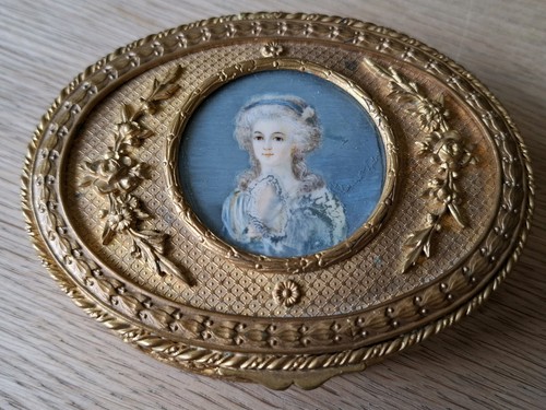 Antike dose schatulle bronze - schatulle,